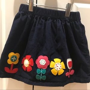 Hanna Anderson Girls Corduroy Skirt. Size 110 (5)